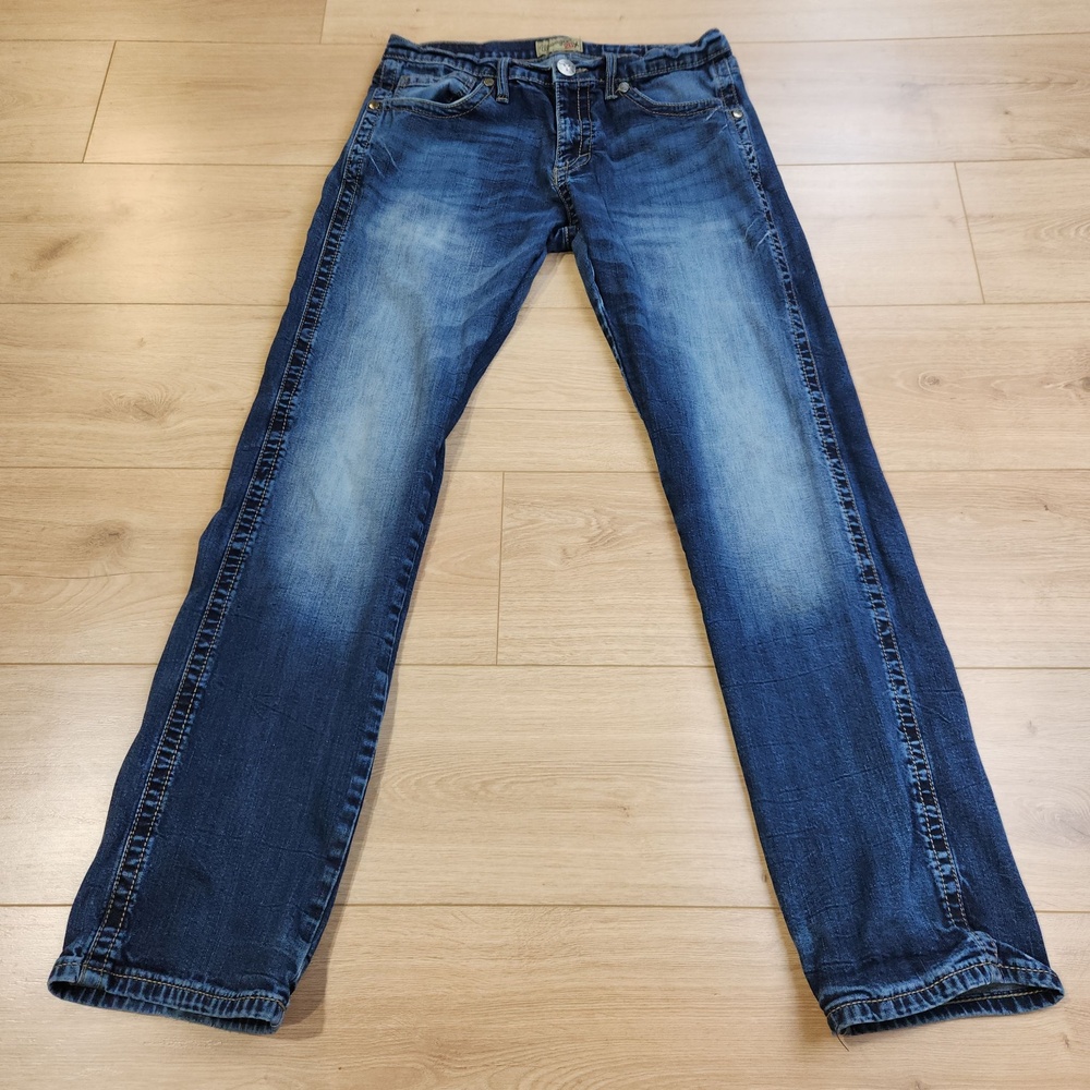 Wrangler 20X Style 44 Jeans Mens 32x34 Blue Med Wash Slim Straight Denim